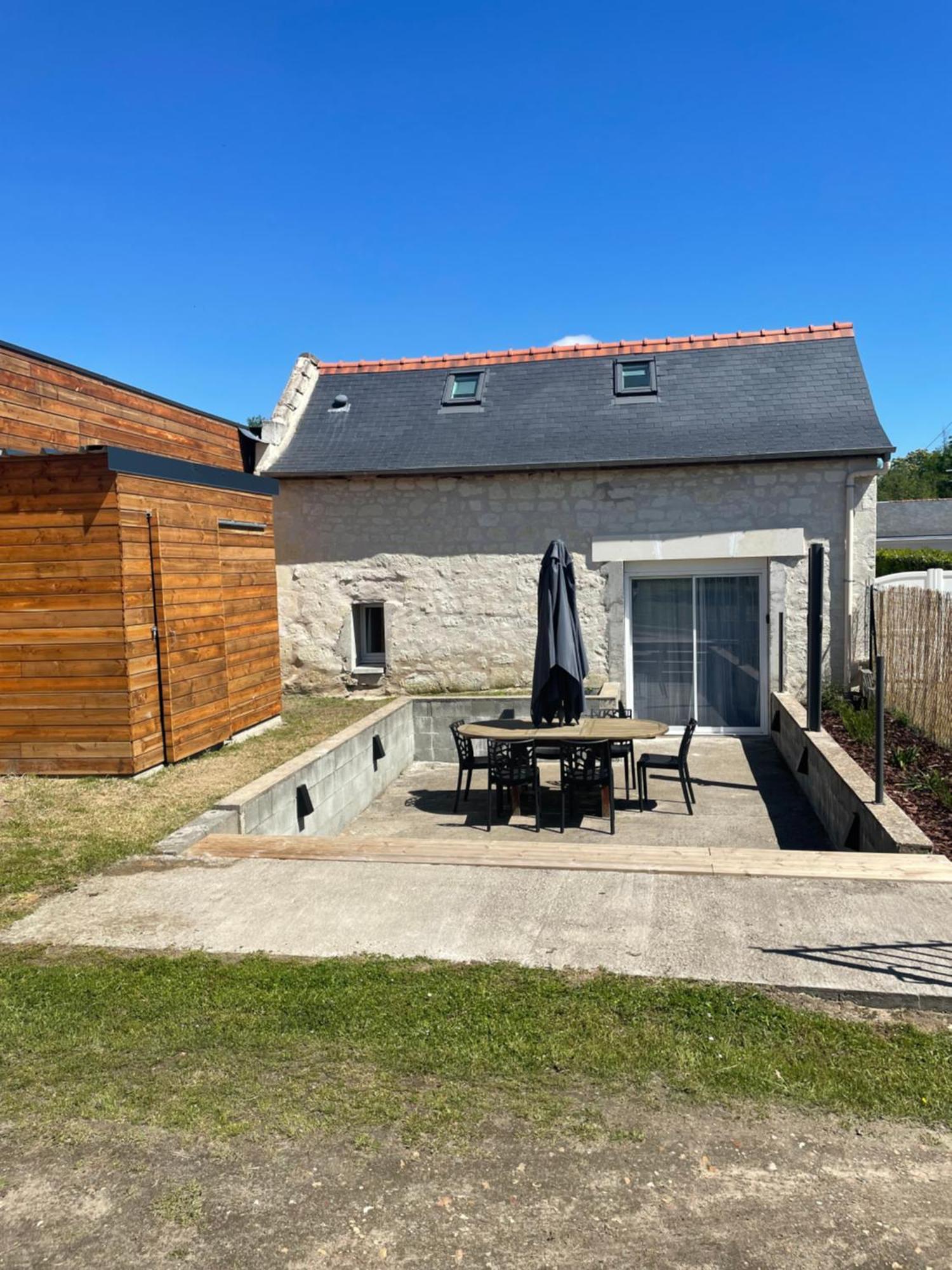 La Halte Des Marais Villa Huismes Bagian luar foto
